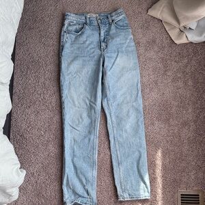 Abercrombie & Fitch Light Blue Straight Leg Jeans